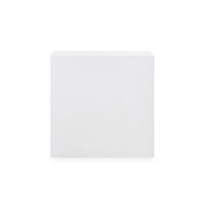 Villa & House - Sienna 3-Drawer Side Table, Glazed Whisper White