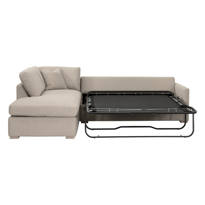 Essentials For Living - Clara 112" Slim Arm Sleeper Queen LF Sectional