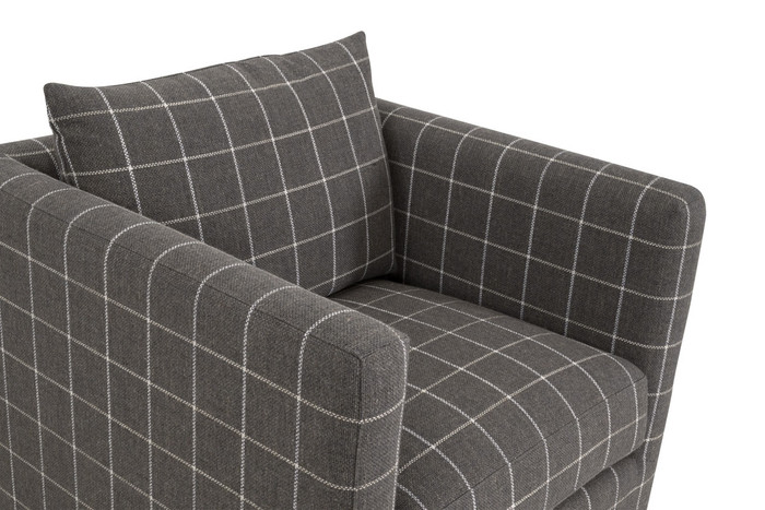 Essentials For Living - Siena Plinth Base Swivel Club Chair