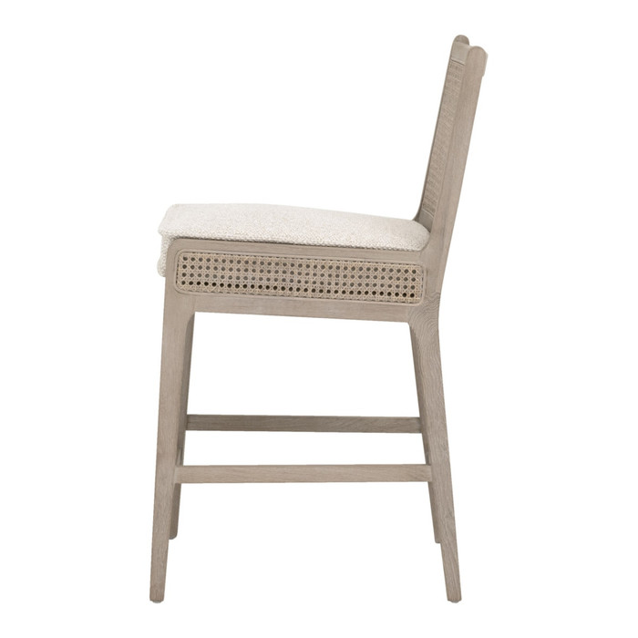 Essentials For Living - Leone Counter Stool, LiveSmart Gellar Linen