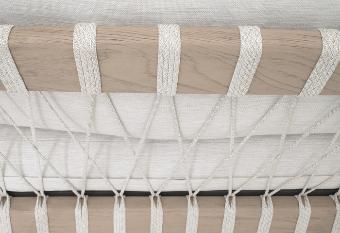 Essentials For Living - Pacific Outdoor Club Chair, White Speckle Flat Rope