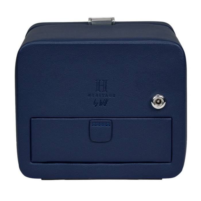 WOLF Windsor Heritage Single Winder w/ Cover - Navy