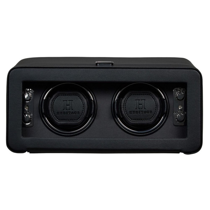 WOLF Windsor Double Watch Winder with Cover