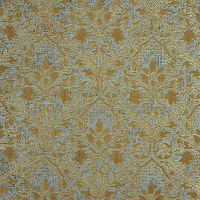 The Gold Standard in Aqua, Upholstery Fabric by Kravet Couture
