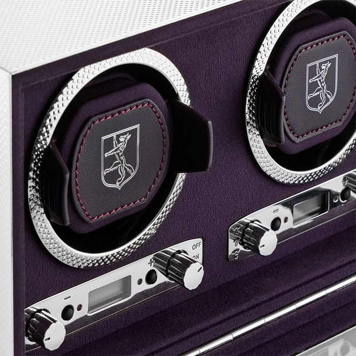 WOLF - Silver Double Watch Winder