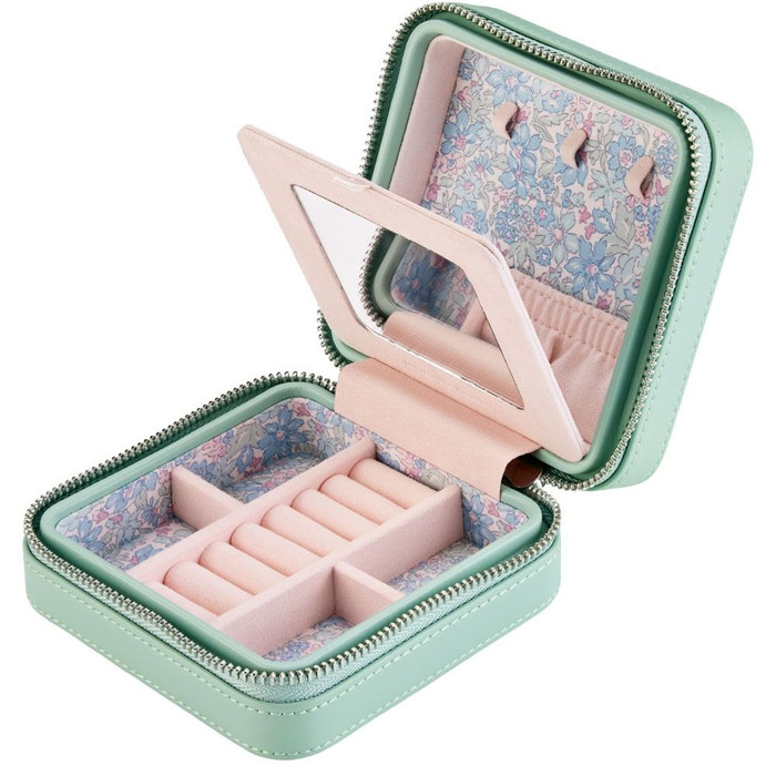 WOLF - WOLF X LIBERTY All Over Ianthe Small Travel Jewelry Zip Case