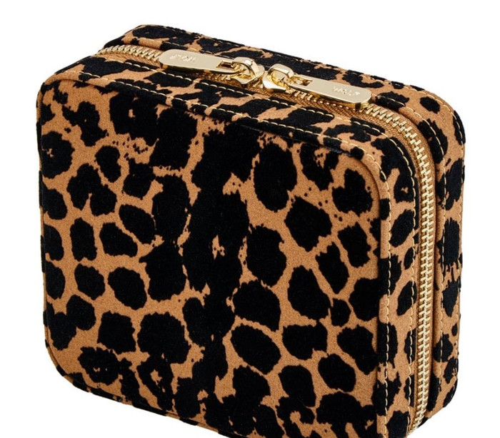 WOLF - Savanna Leopard Print Jewelry Zip Case