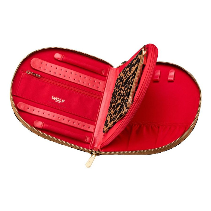 WOLF - Savanna Leopard Print Jewelry Portfolio