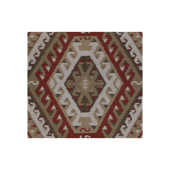 Rustic Kilim in Sundried Red, Upholstery Fabric by Kravet Couture