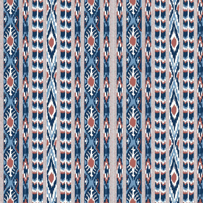 Apache in Azul, Wallcovering by Gaston Y Daniela