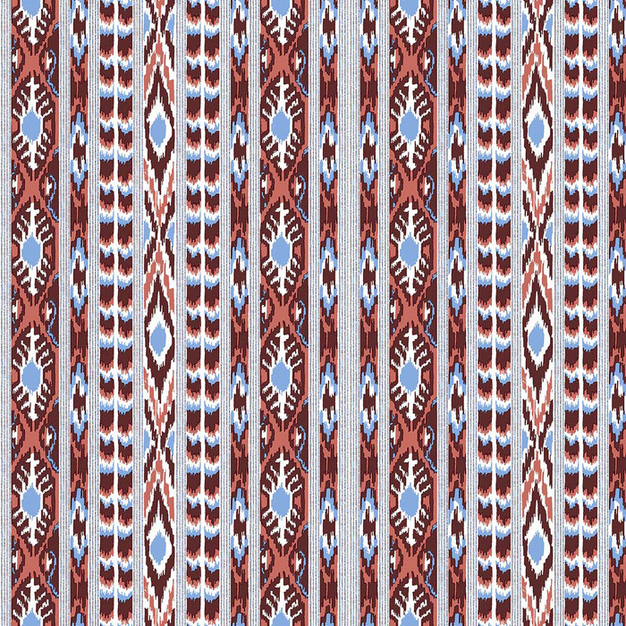 Apache in Rojo, Wallcovering by Gaston Y Daniela