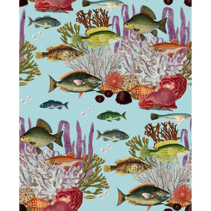 Corales in Agua, Wallcovering by Gaston Y Daniela