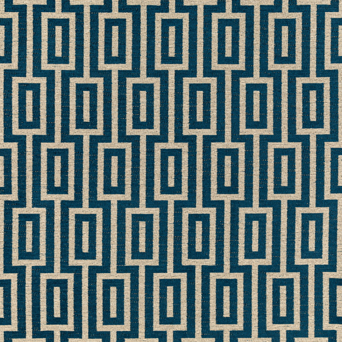 Street Key in Ink, Upholstery Fabric by Kravet Contract