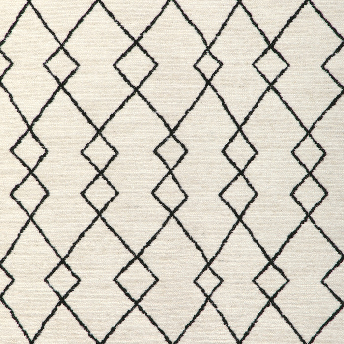 Geo Graphica in Onyx, Upholstery Fabric by Kravet Couture