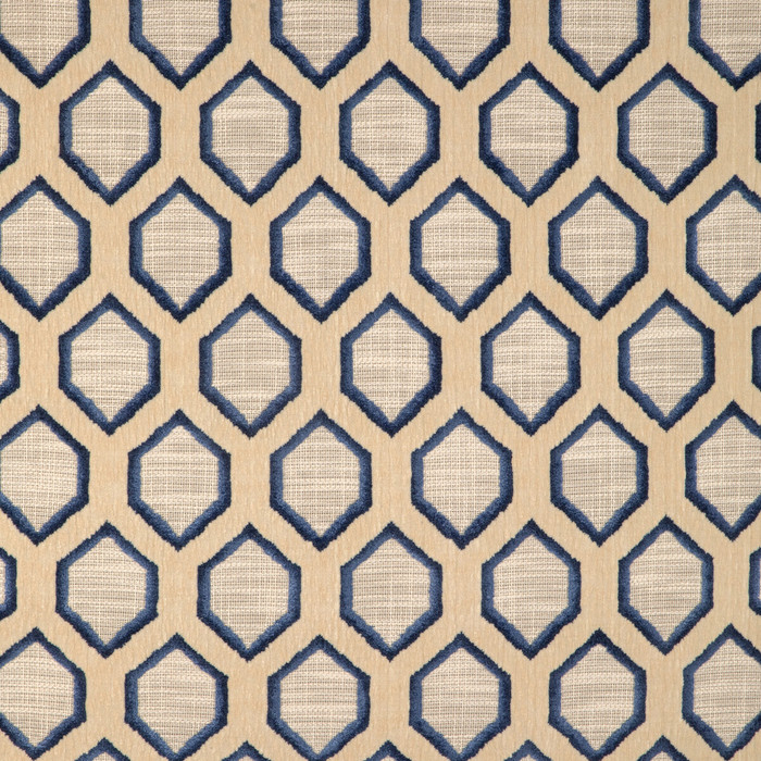 Waterlines in Indigo, Upholstery Fabric by Kravet Design