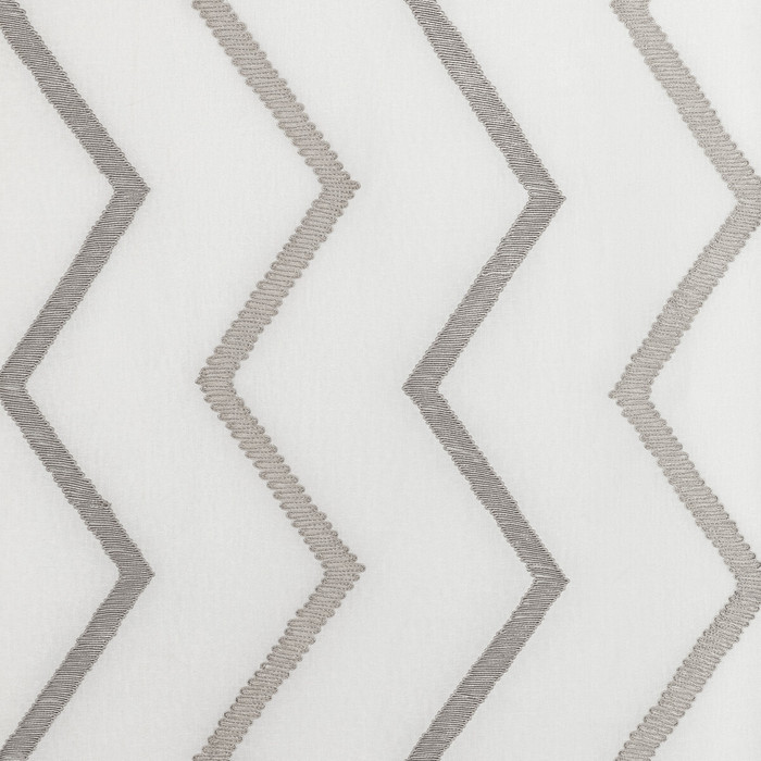Ribbon Point in Platinum, Drapery Fabric by Kravet Couture