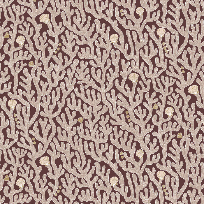 Coral in 21, Wallcovering by Kravet Couture