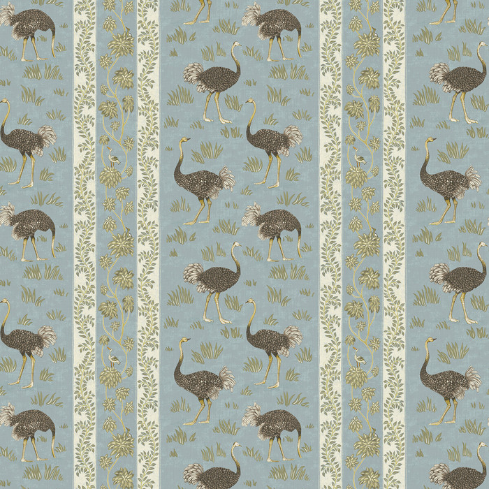 Ostrich Stripe in 01, Wallcovering by Kravet Couture