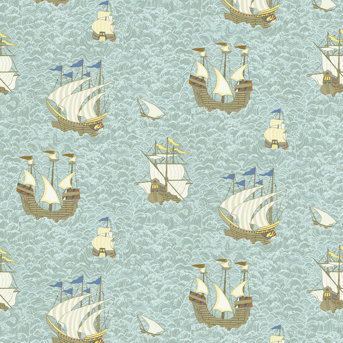Ships in 01, Wallcovering by Kravet Couture