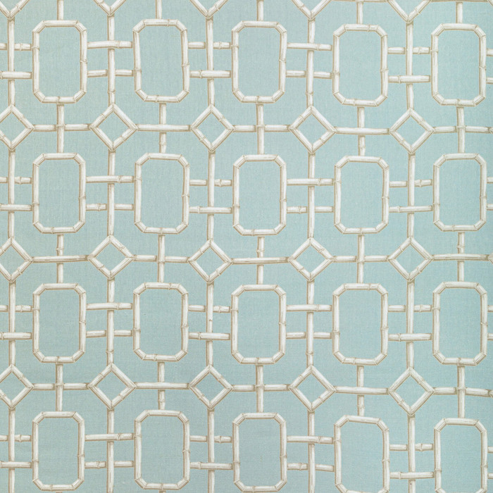 Bambu Fret in Delft, Multipurpose Fabric by Kravet Couture
