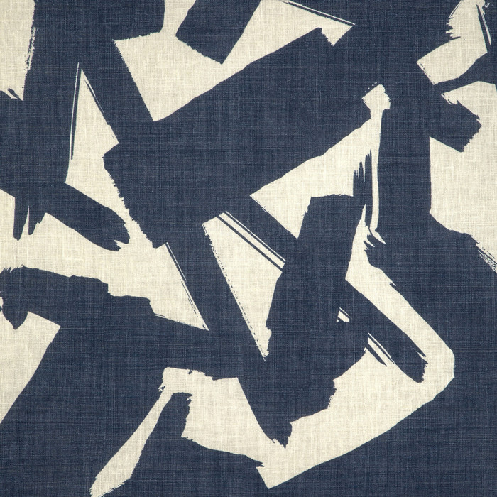 Bold Lines in Indigo, Multipurpose Fabric by Kravet Couture