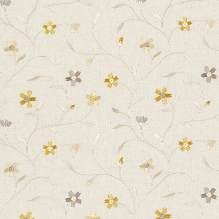 Mellor in Citrus, Drapery Fabric by Clarke & Clarke