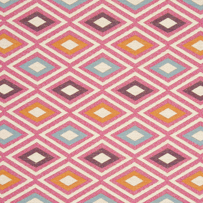 Cherokee in Carmine, Upholstery Fabric by Clarke & Clarke