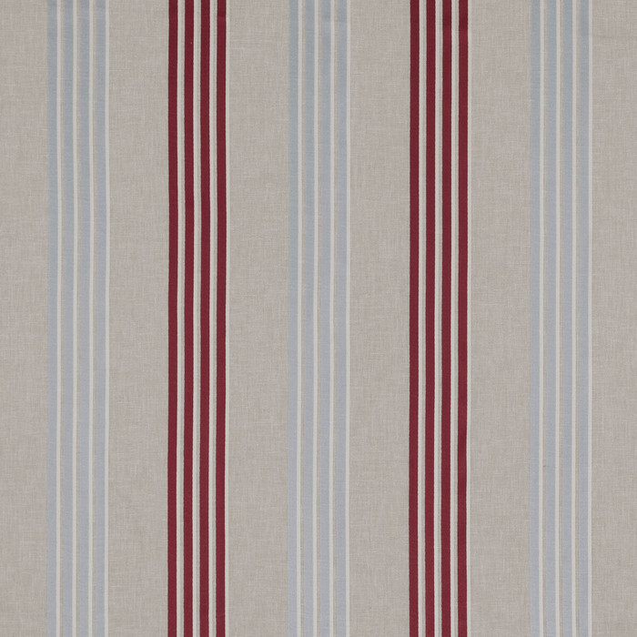 Wensley in Raspberry/duckegg, Multipurpose Fabric by Clarke & Clarke