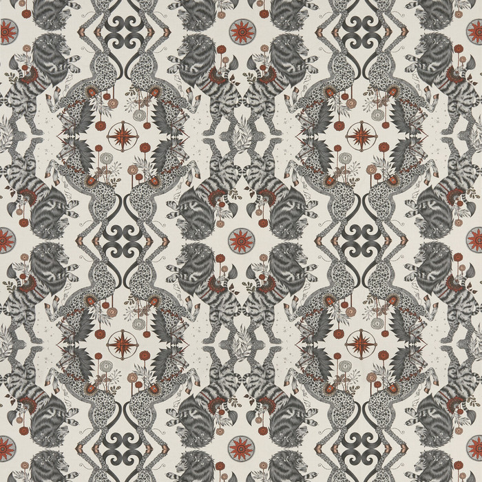 Caspian Linen in Nude, Multipurpose Fabric by Clarke & Clarke