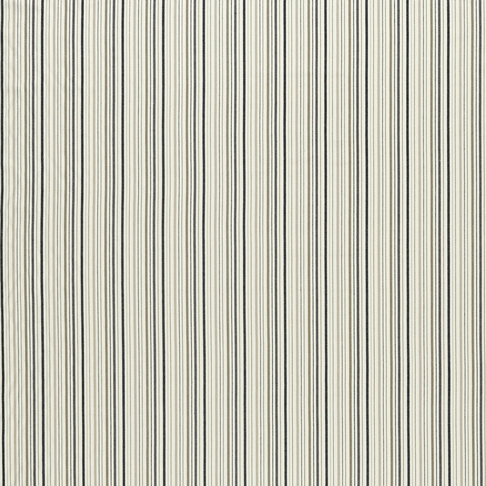 Maryland in Charcoal/natural, Upholstery Fabric by Clarke & Clarke