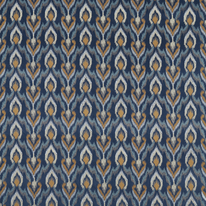 Velluto in Midnight, Drapery Fabric by Clarke & Clarke