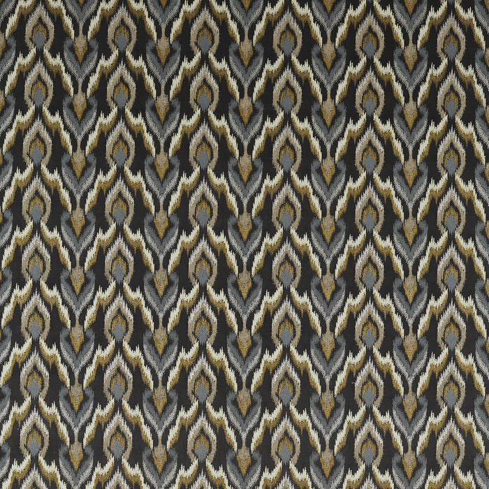 Velluto in Nero, Drapery Fabric by Clarke & Clarke