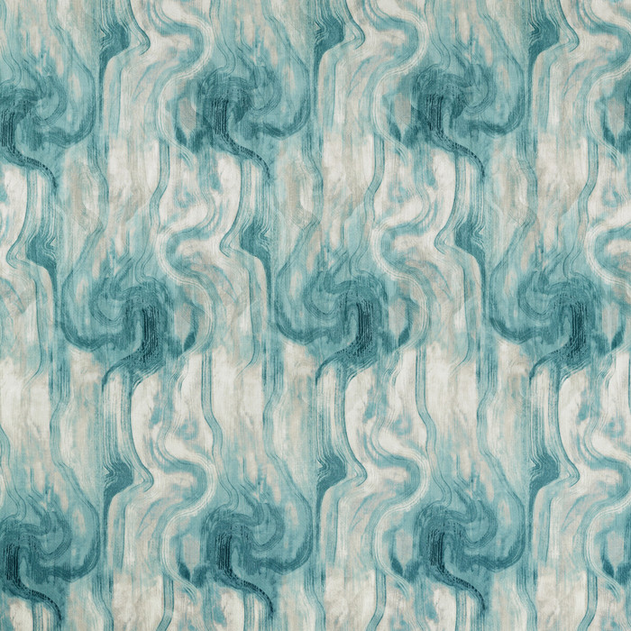 Tessuto in Teal, Drapery Fabric by Clarke & Clarke