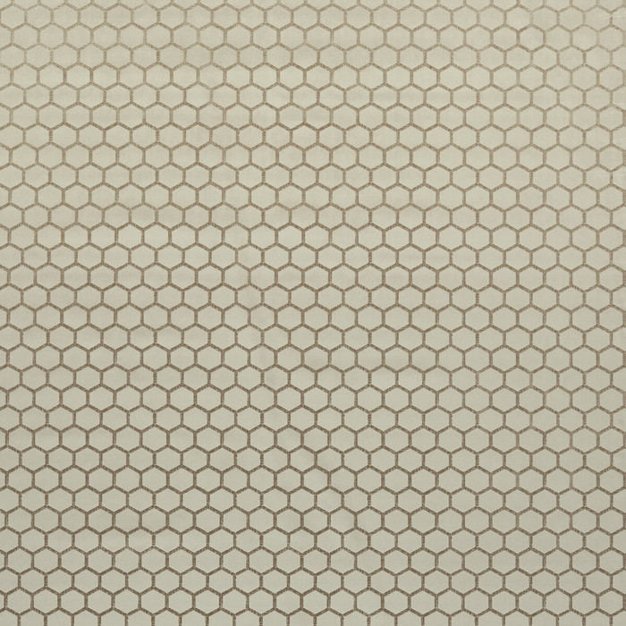 Hexa in Stone, Upholstery Fabric by Clarke & Clarke