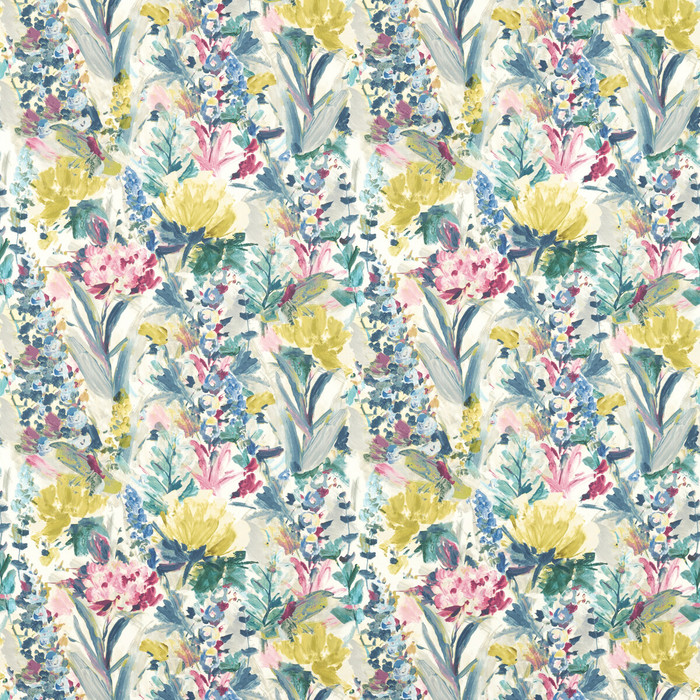 Hydrangea in Multi, Multipurpose Fabric by Clarke & Clarke