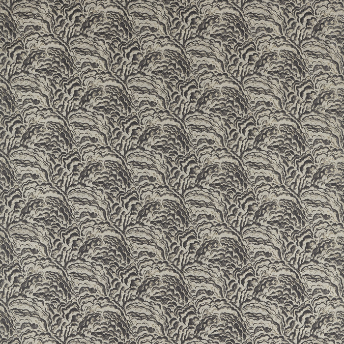 Lumino in Noir, Drapery Fabric by Clarke & Clarke
