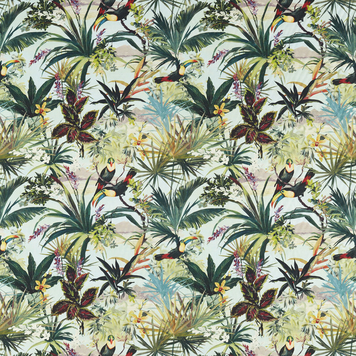 Toucan in Sky, Multipurpose Fabric by Clarke & Clarke