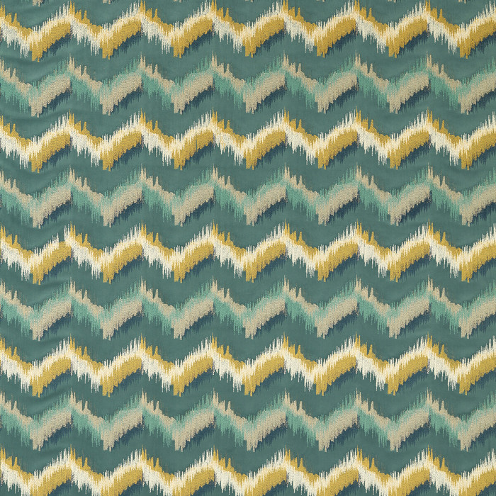 Sagoma in Teal, Upholstery Fabric by Clarke & Clarke