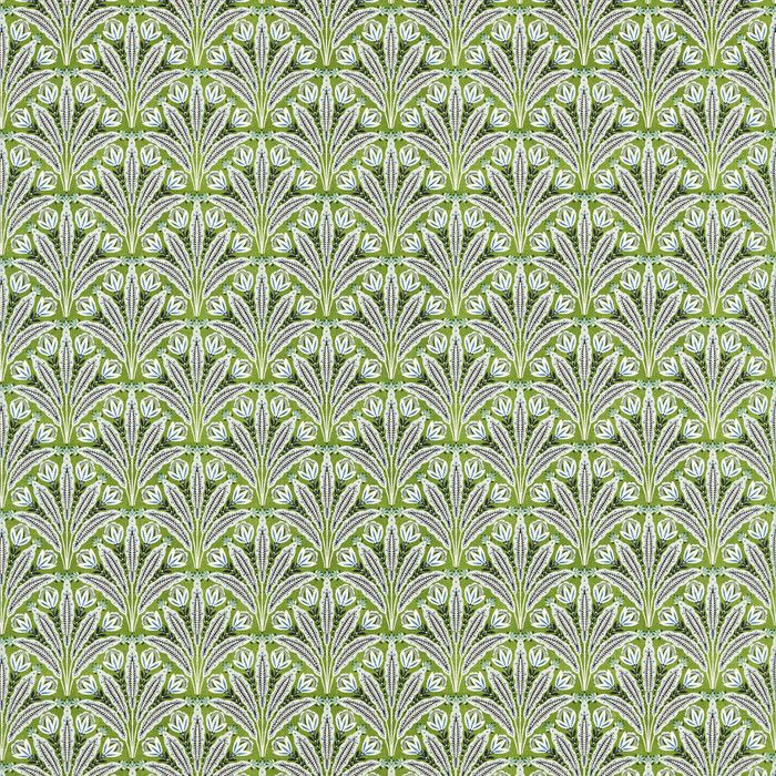 Attingham in Cobalt Green, Multipurpose Fabric by Clarke & Clarke