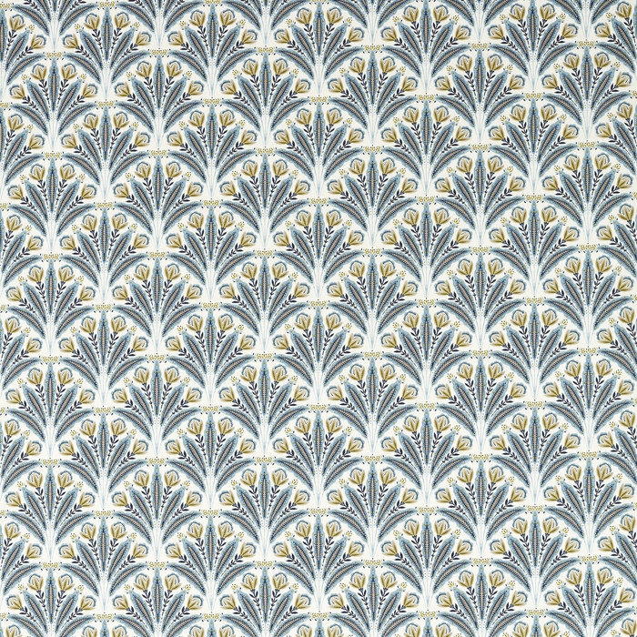 Attingham in Denim, Multipurpose Fabric by Clarke & Clarke