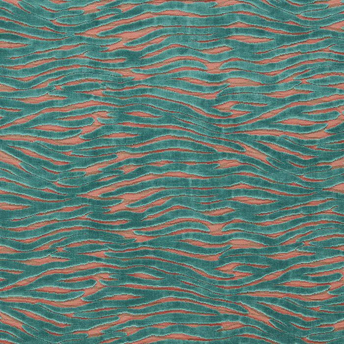 Wildstripe in Tropic, Upholstery Fabric by Clarke & Clarke