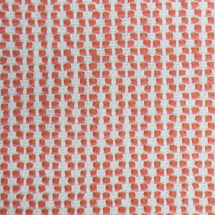 Palenque in Naranja, Upholstery Fabric by Gaston Y Daniela