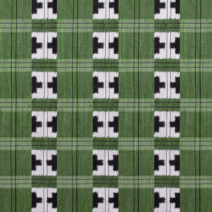 Takara in Verde, Upholstery Fabric by Gaston Y Daniela