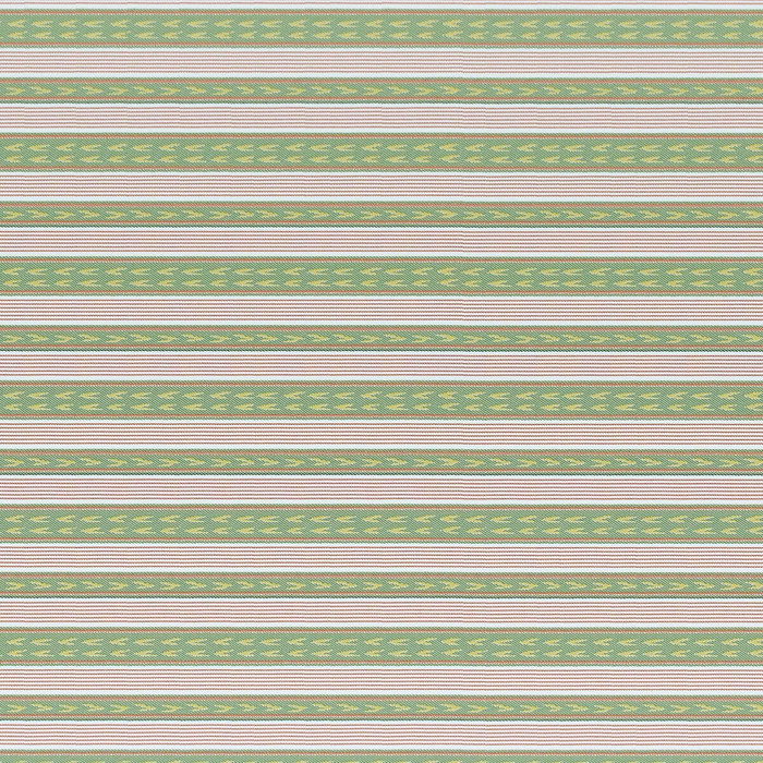 Kora in Verde/naranja, Upholstery Fabric by Gaston Y Daniela