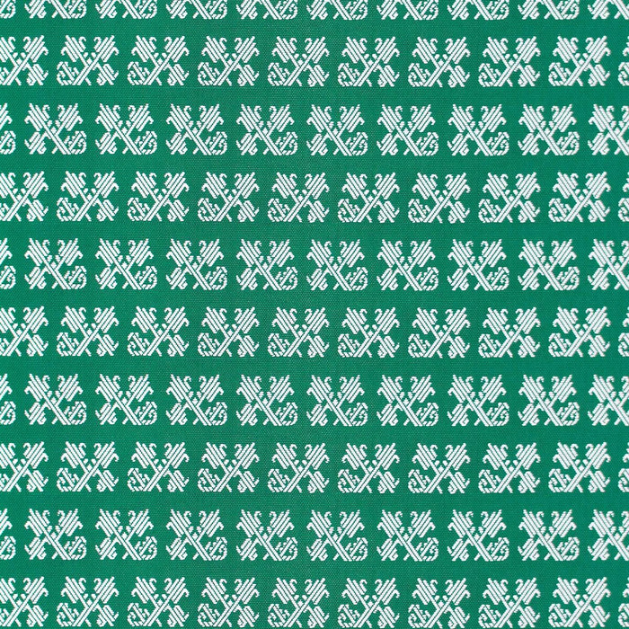 Tulip in Verde Oscuro, Upholstery Fabric by Gaston Y Daniela