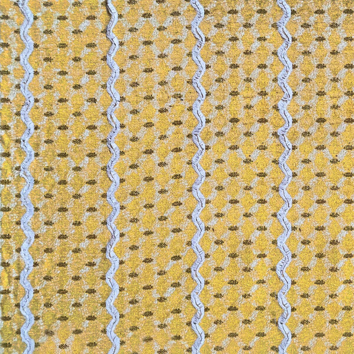 Sevan in Ocre, Upholstery Fabric by Gaston Y Daniela