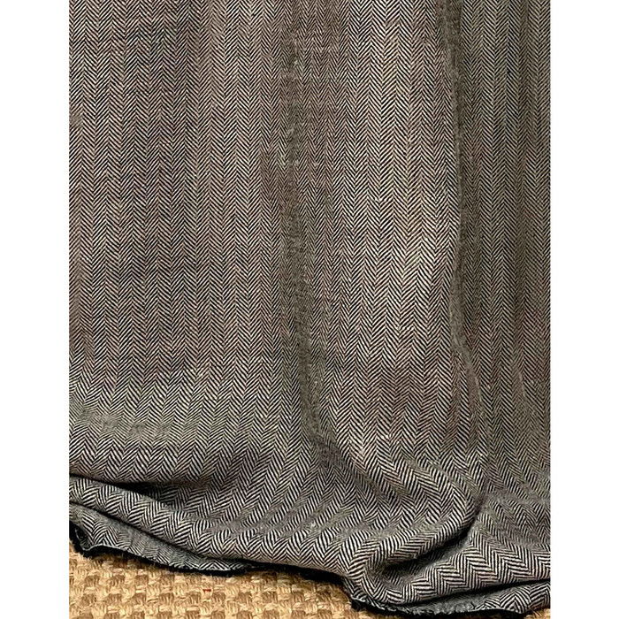 Elbrus in Negro, Drapery Fabric by Gaston Y Daniela