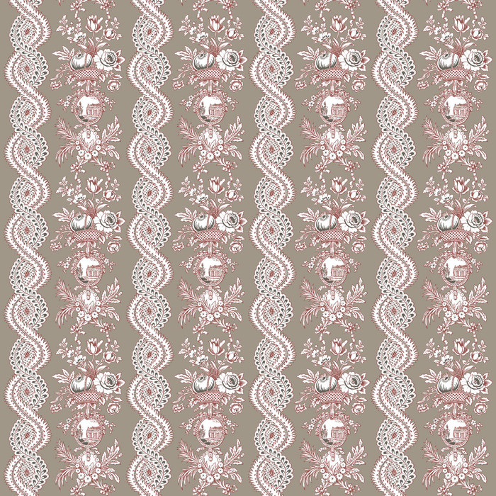 Pilara in Gris, Multipurpose Fabric by Gaston Y Daniela