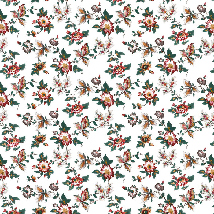 Brigitta in Rojo, Multipurpose Fabric by Gaston Y Daniela