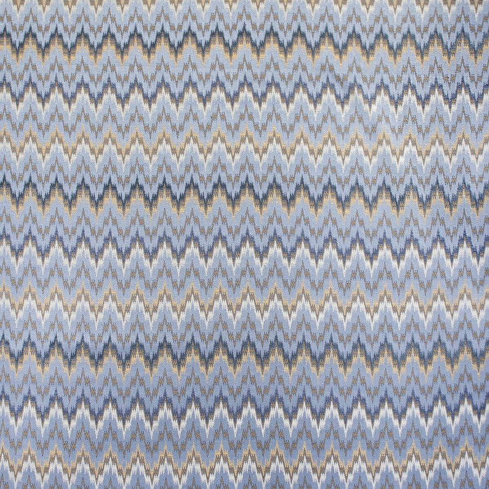 Alaior in Azul/ocre, Upholstery Fabric by Gaston Y Daniela
